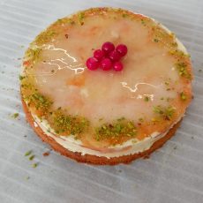 Tarte aux pommes façon tatin sur sablé breton
