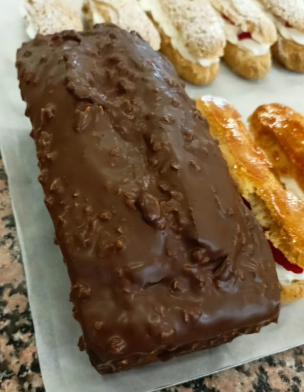 Cake au chocolat et pâte d'amandes