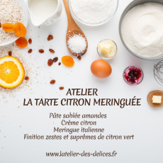 Atelier adultes / Tarte citron meringuée